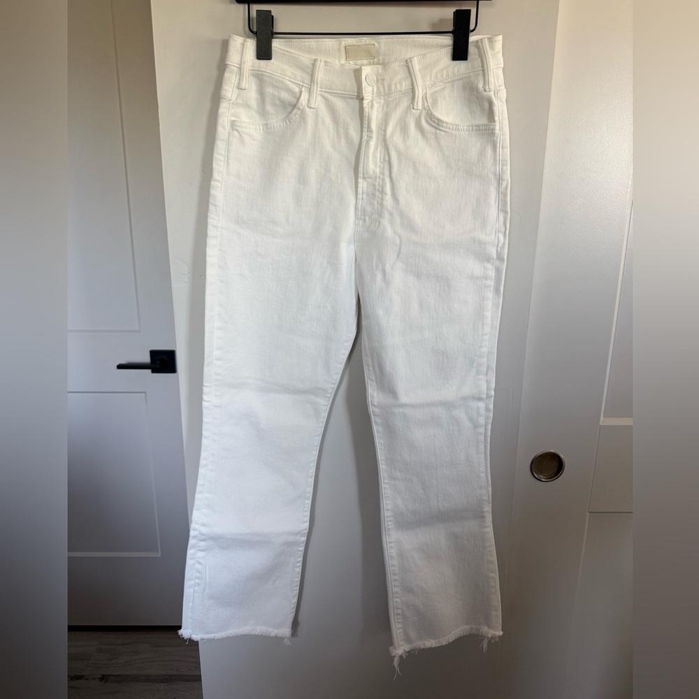 NWOT MOTHER DENIM The Hustler Ankle Fray Size 31